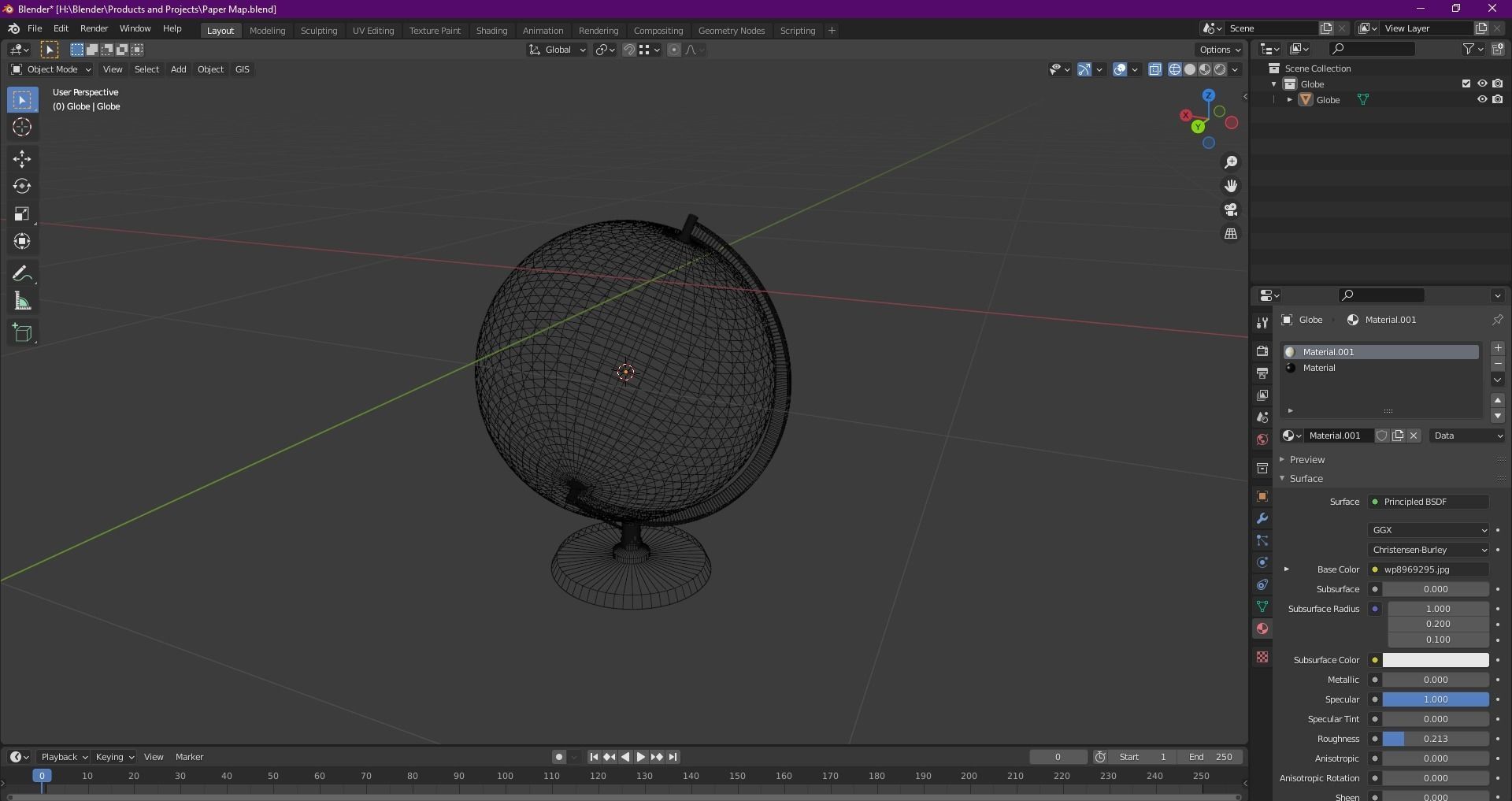 Globe 3D model_33