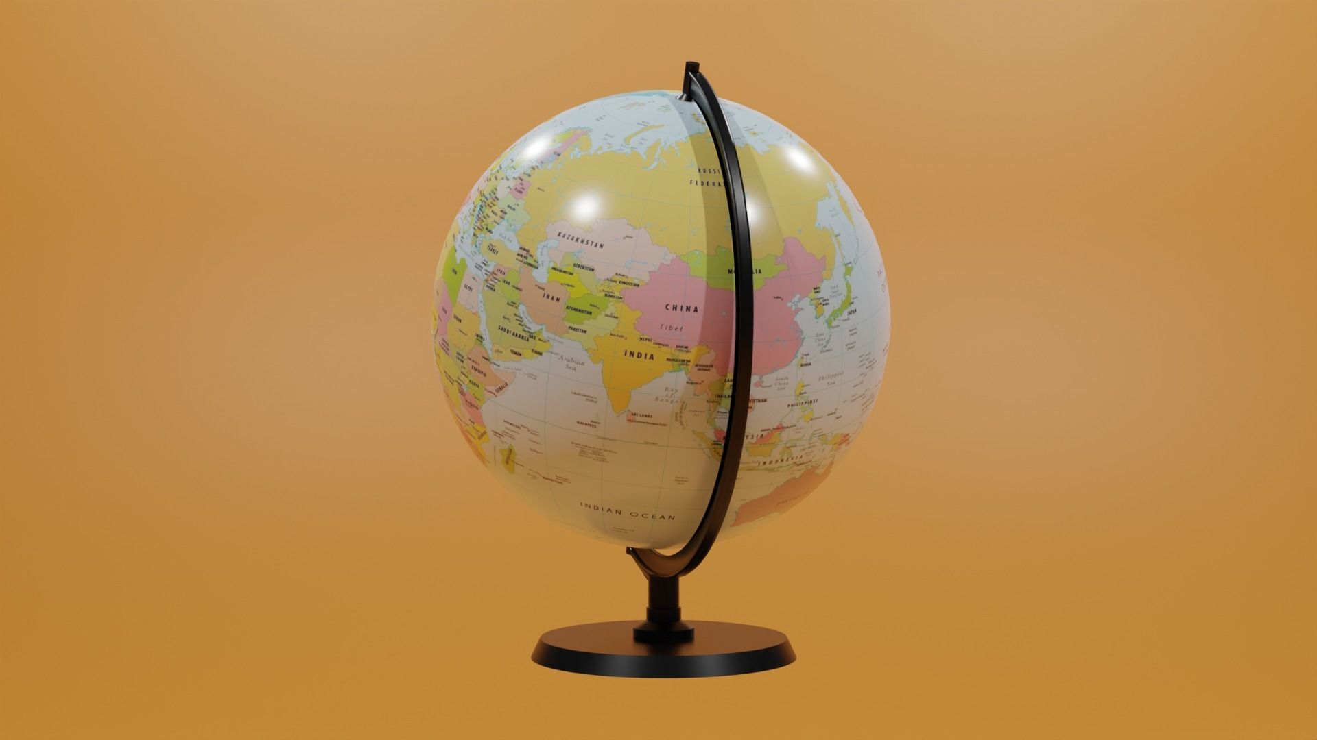 Globe 3D model_30