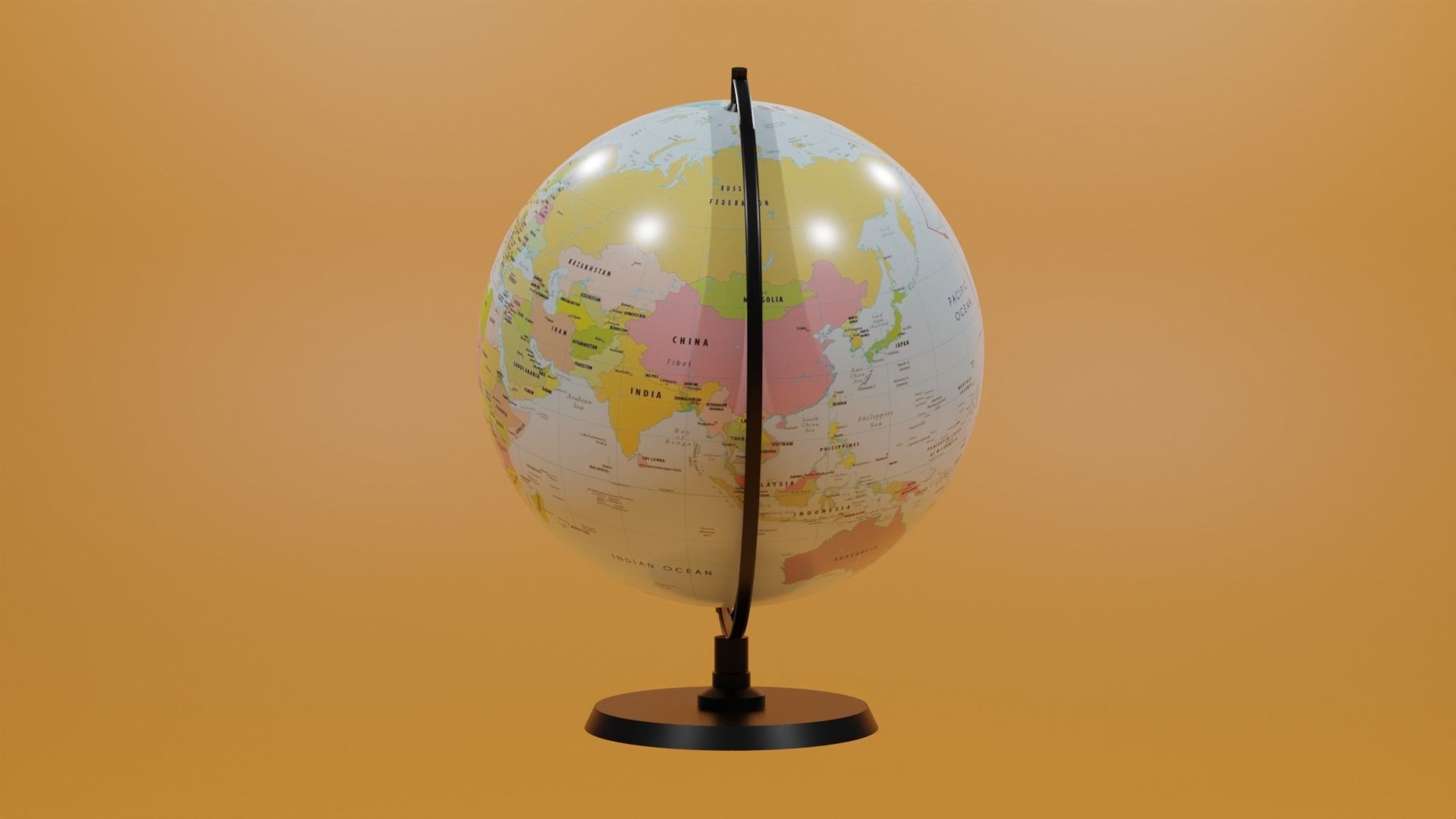 Globe 3D model_31