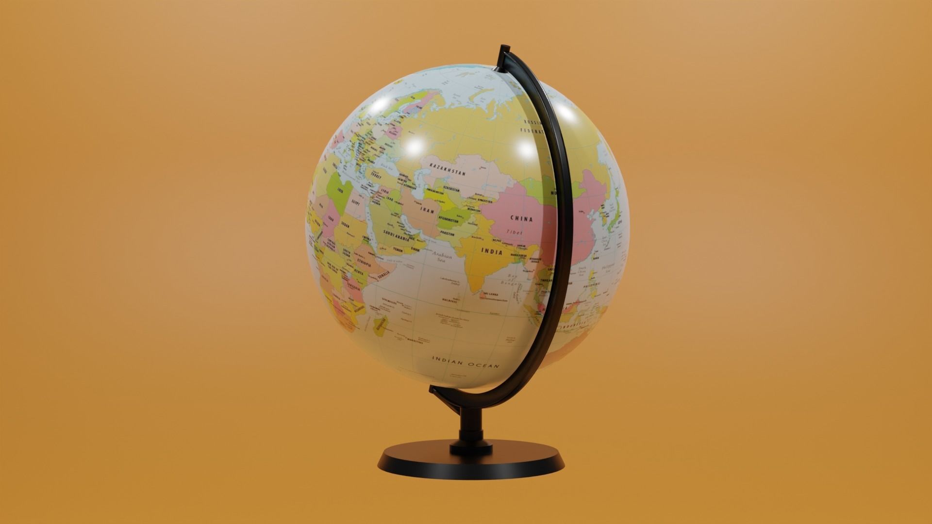 Globe 3D model_29
