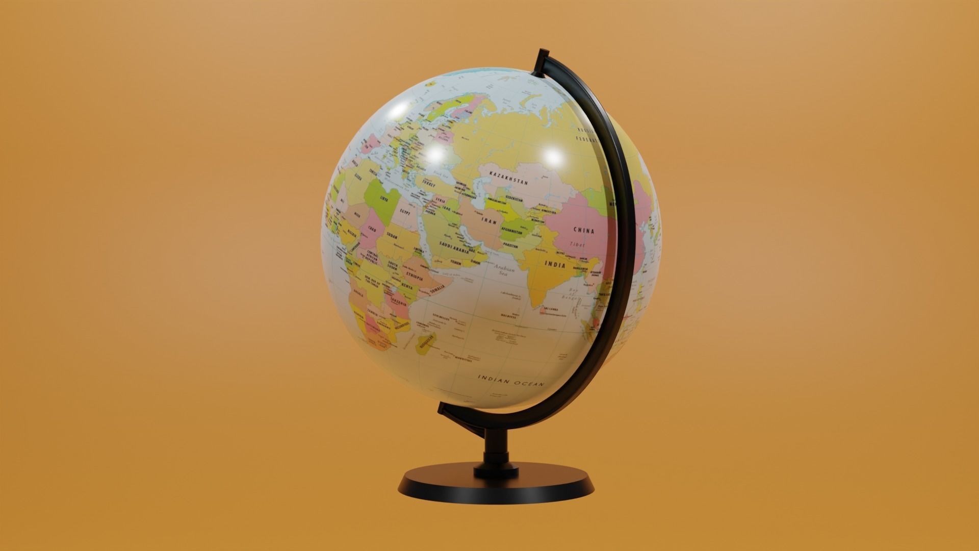 Globe 3D model_28