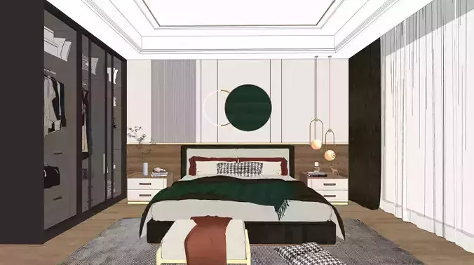 Modern Light Luxury Bedroom 