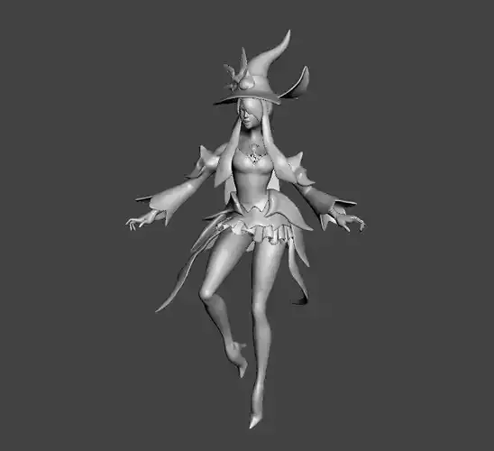 Bewitching Syndra 3D Model 3D print model