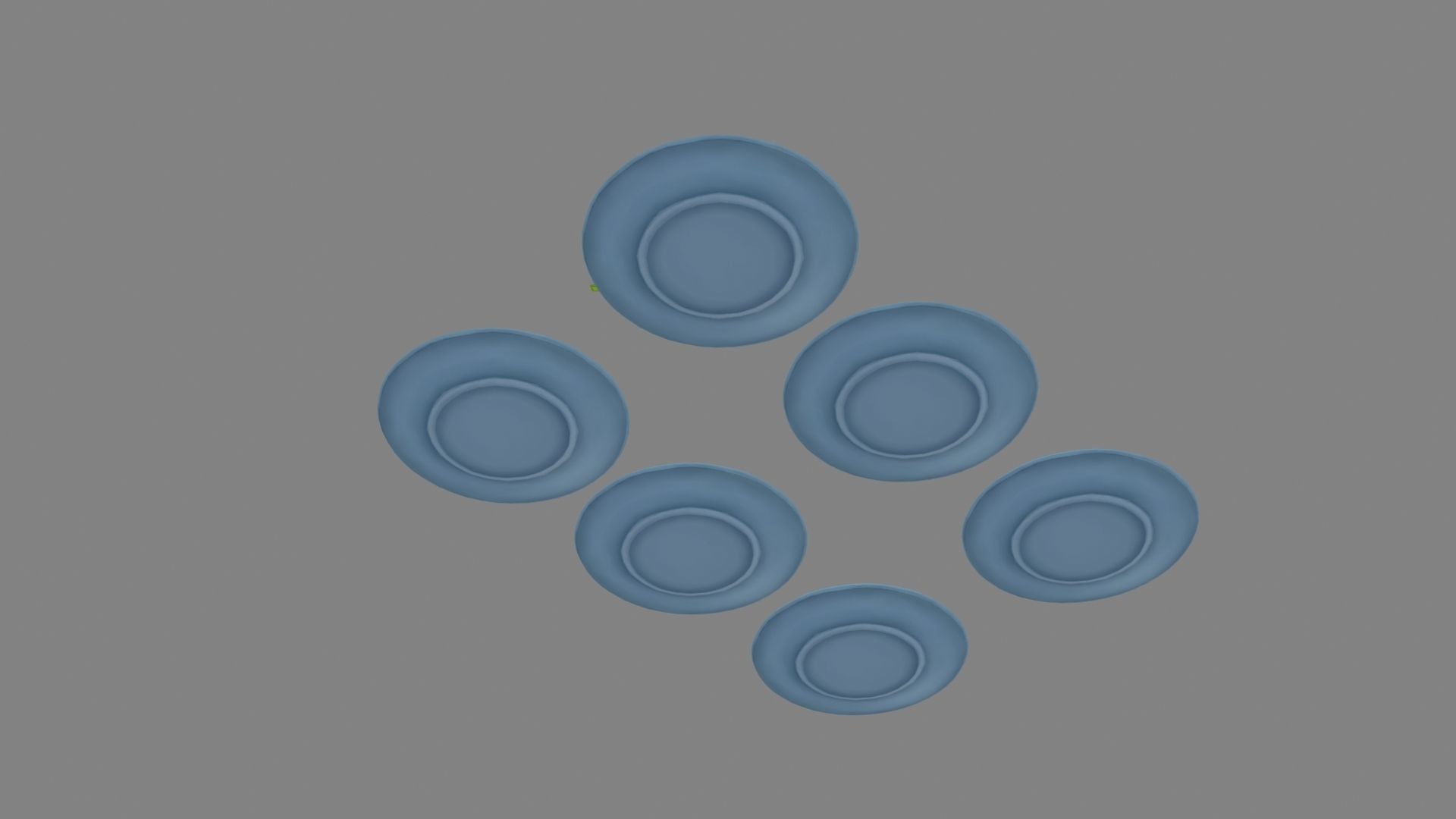 Cartoon Chinese Dishes - Delicious Food - kitten plate Low-poly 3D model_3