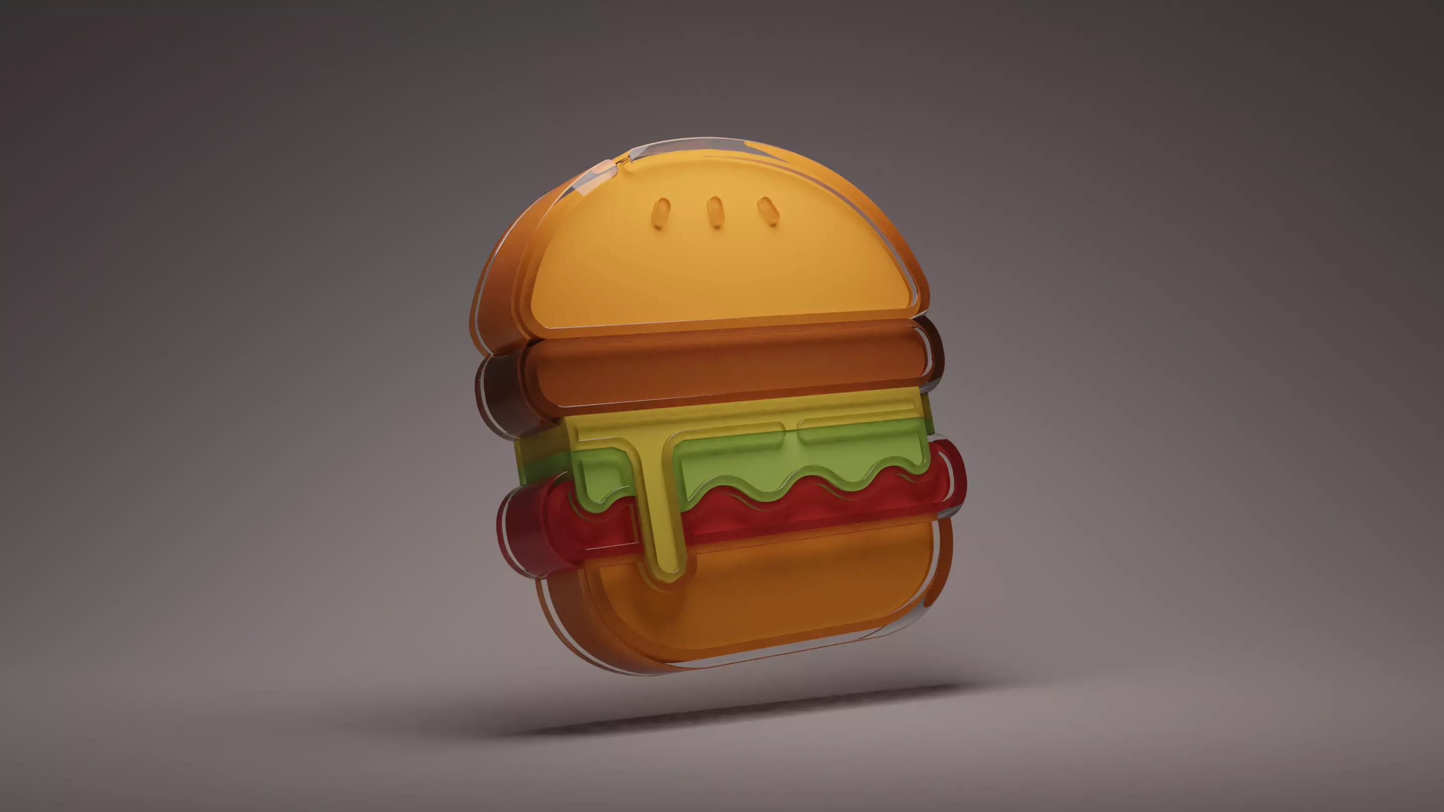 hamburger hot dog 3D model