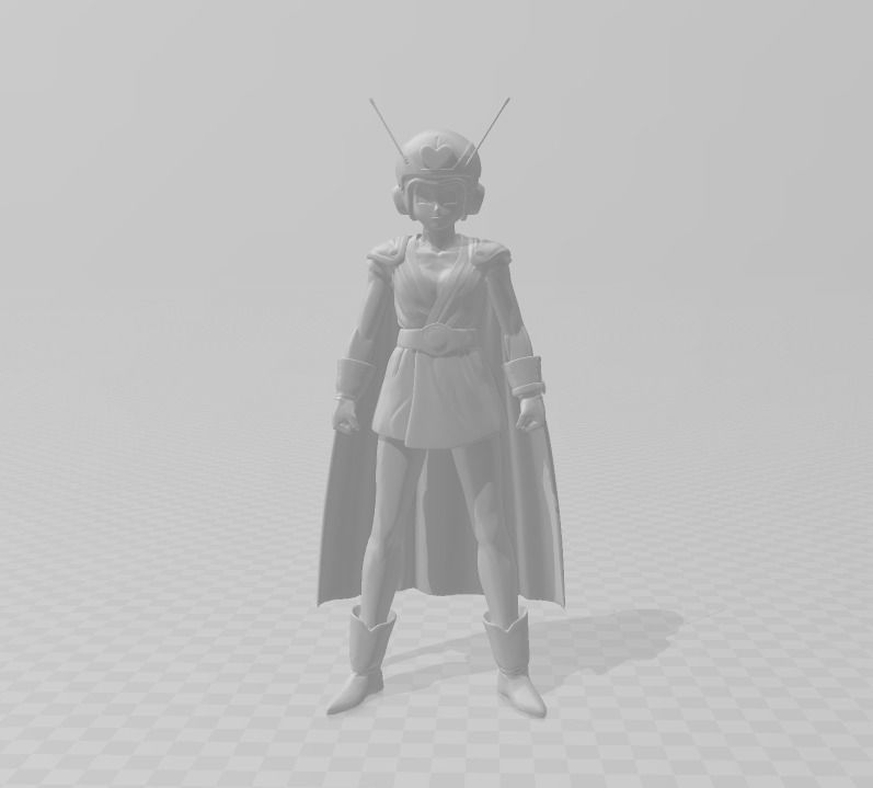 Great Saiyaman 2 3D Model 3D print model_1