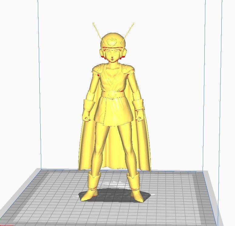 Great Saiyaman 2 3D Model 3D print model_2