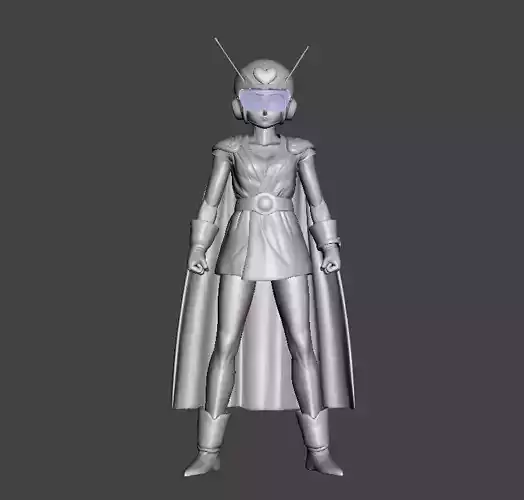 Great Saiyaman 2 3D Model 3D print model