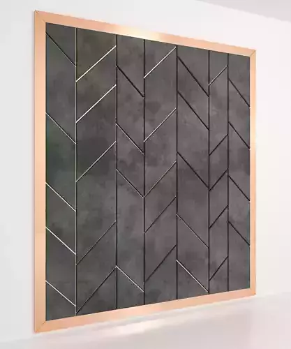 Soft wall panel decorative