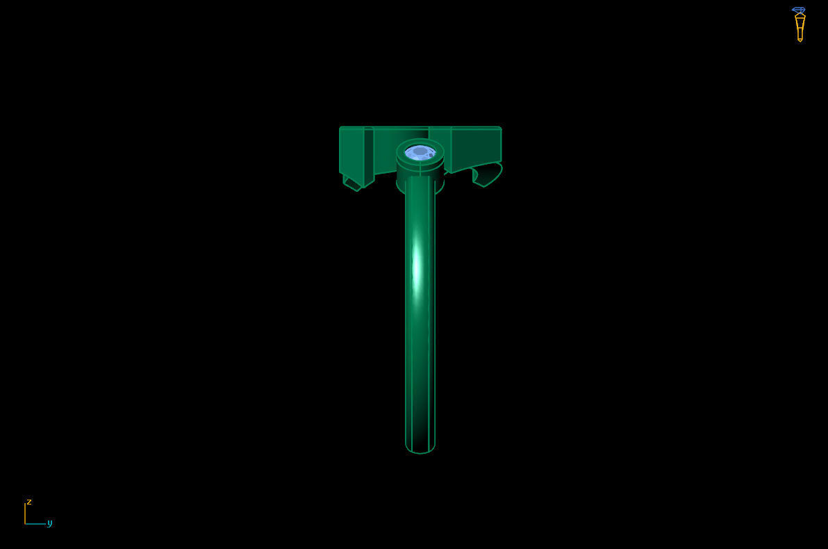 - Old English font ring R 3D print model_8