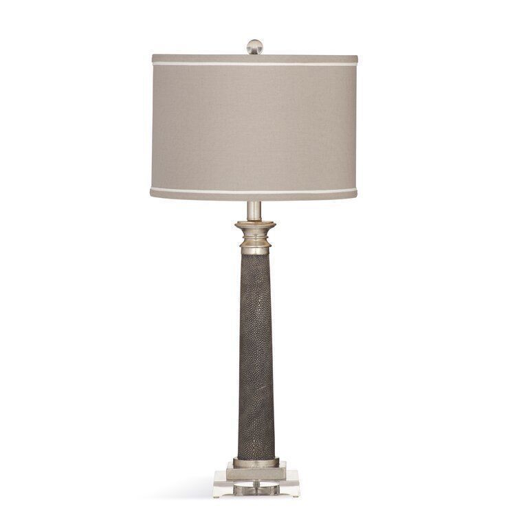Wagenen Gray Shagreen Table Lamp Light 3D model_2