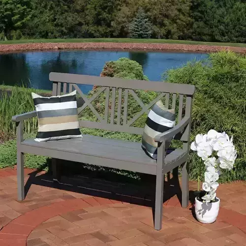 Sunnydaze Sun Patio Bench Long Chair- 3 Colour