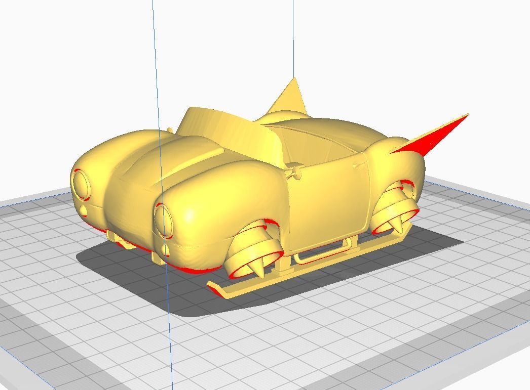Dragon Ball Car 2 3D Model 3D print model_2