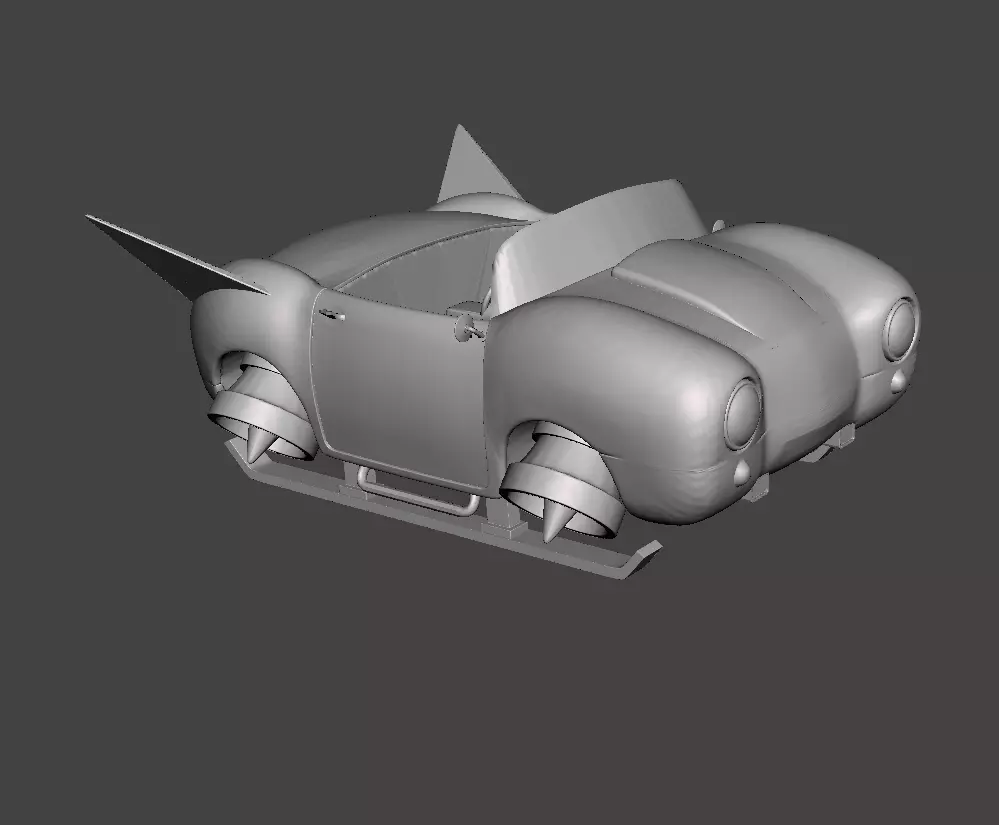 Dragon Ball Car 2 3D Model 3D print model_0