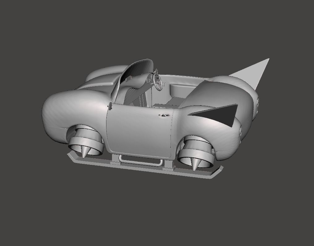 Dragon Ball Car 2 3D Model 3D print model_1