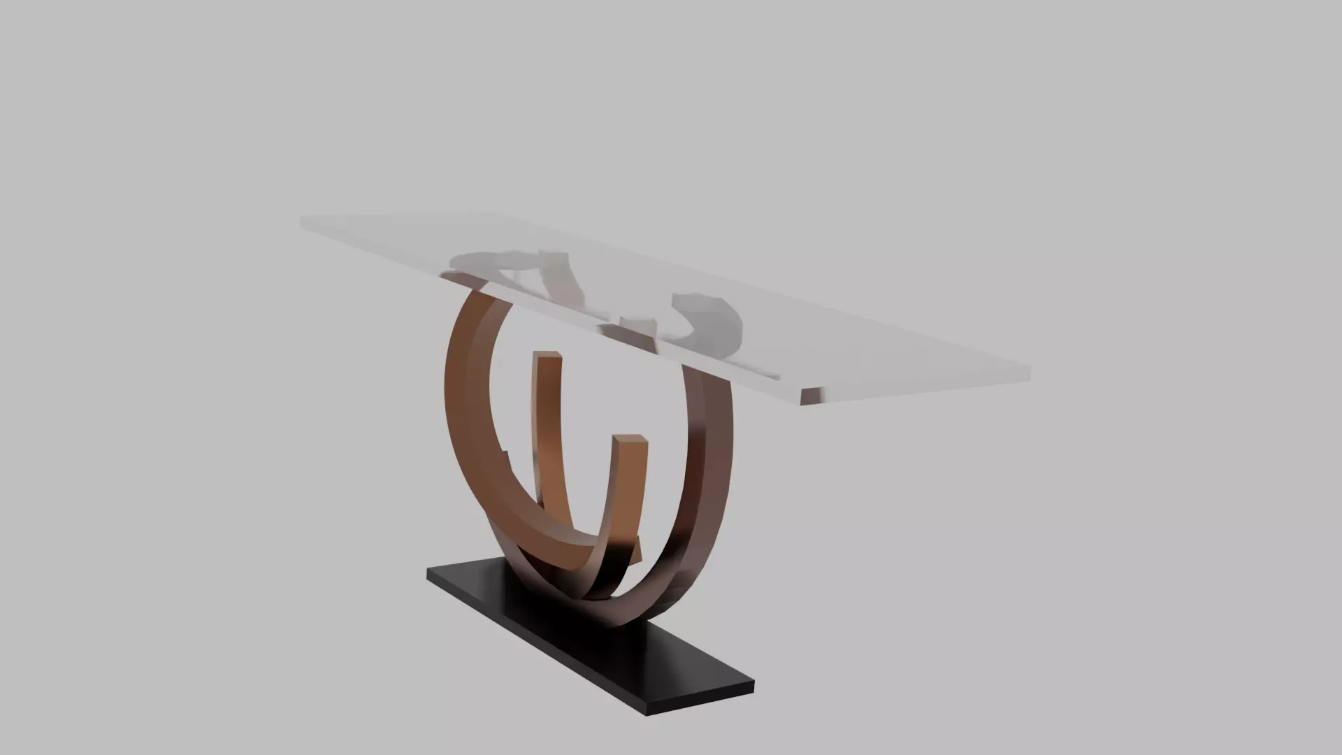 Glass Table Free 3D model