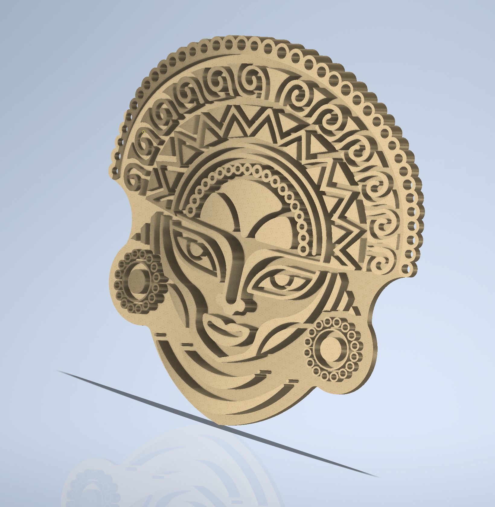 Inca decorative 3D print model_2