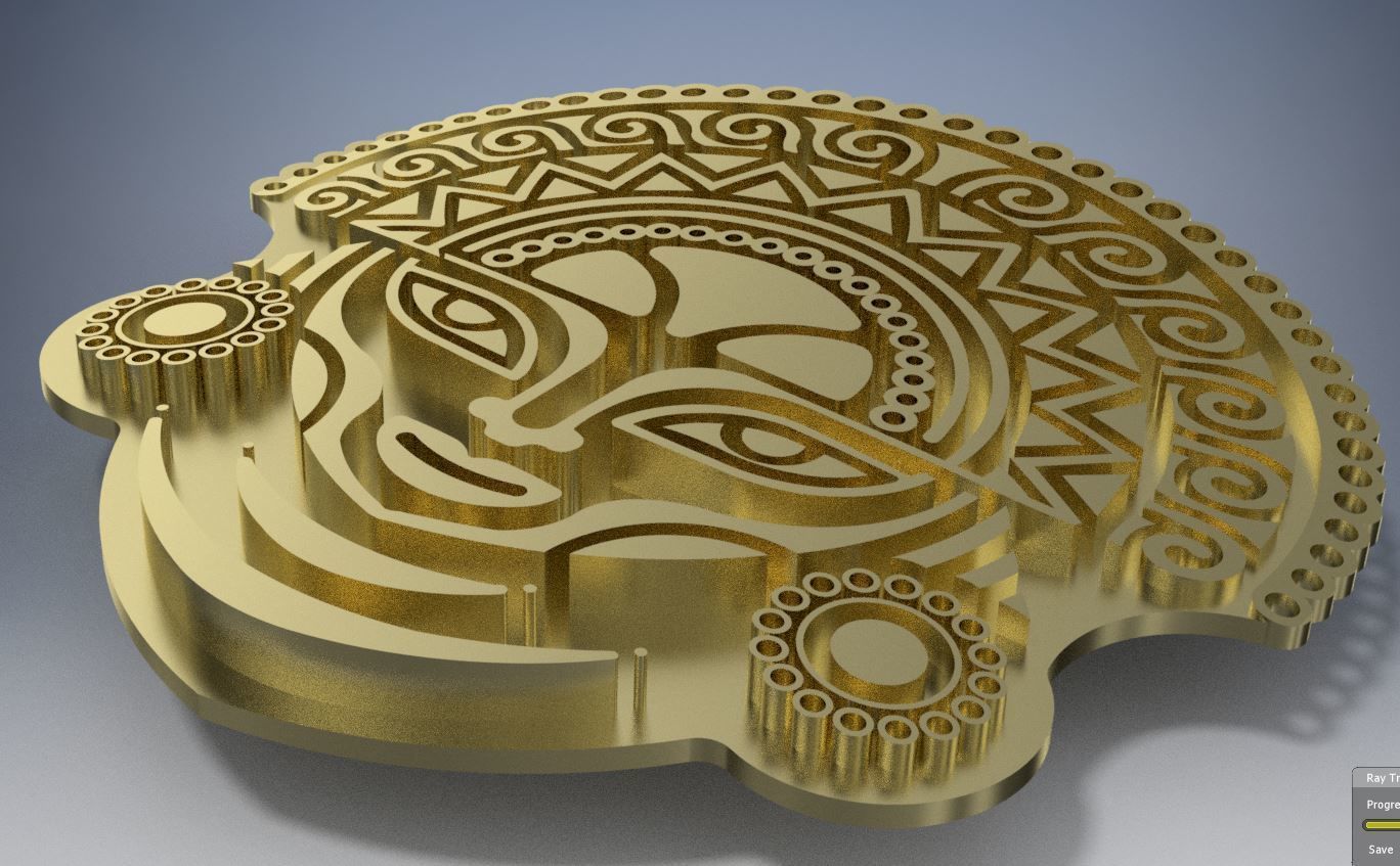 Inca decorative 3D print model_5