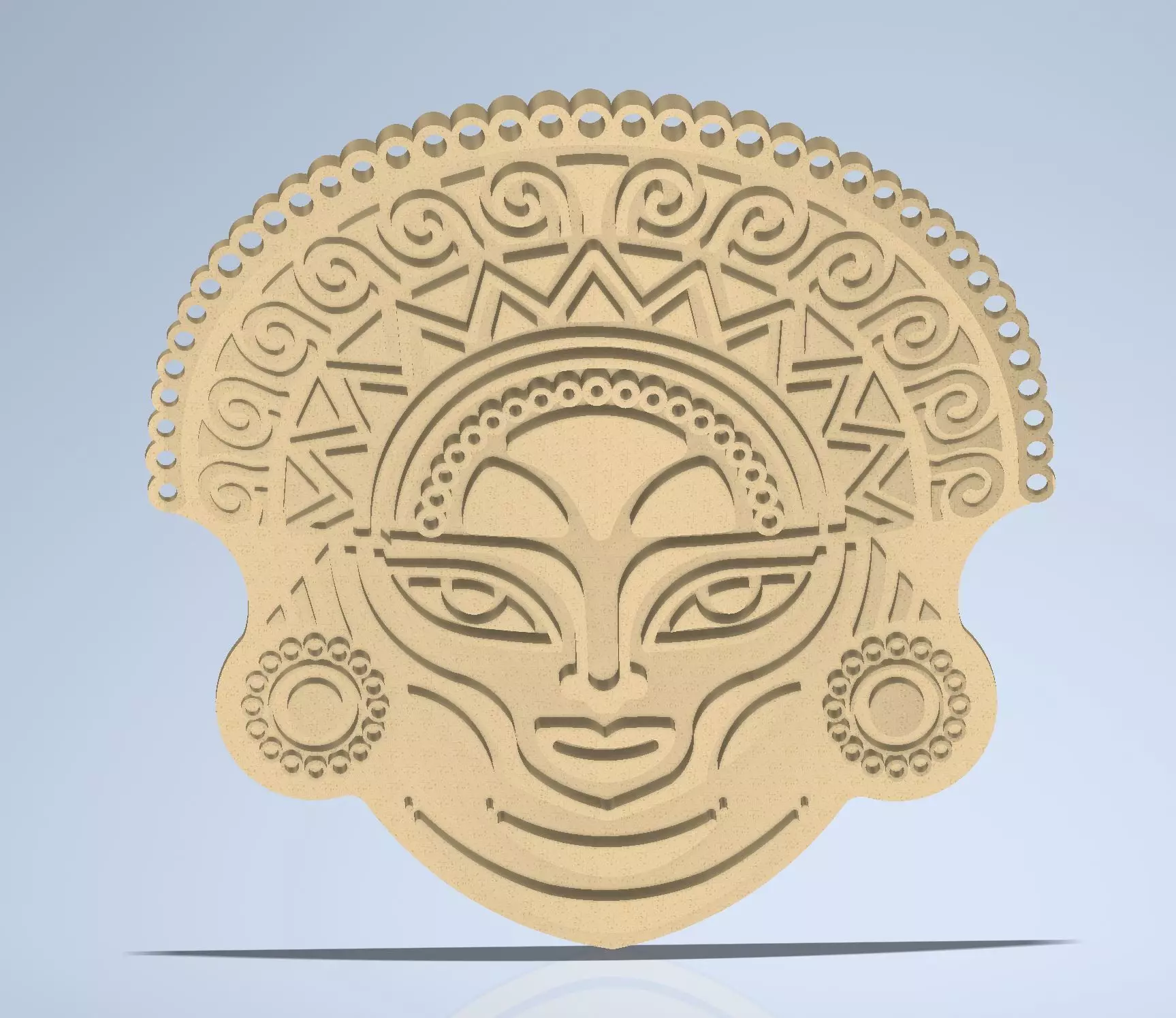 Inca decorative 3D print model_0