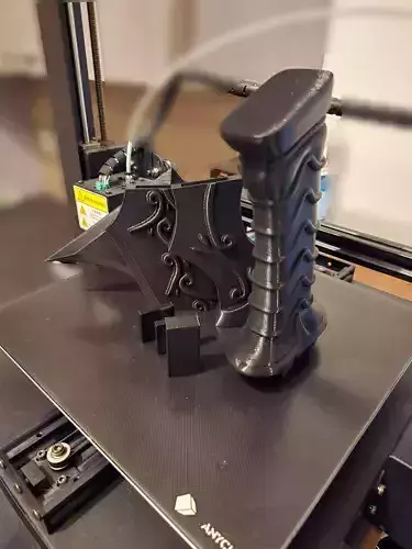 3D Print - Cosplay Weapon - Mage Masher - Silenquedea 3D print model