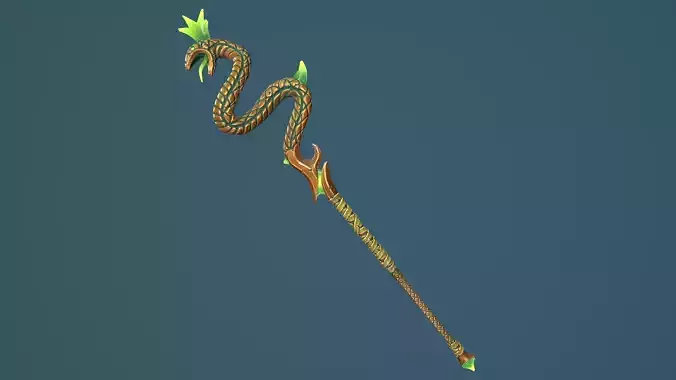 Snake staff