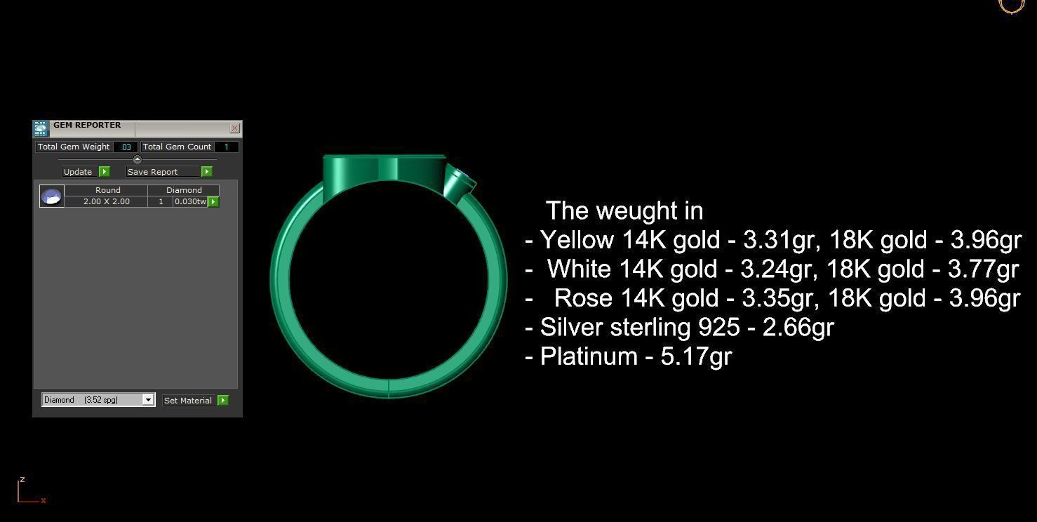 - Old English font ring S 3D print model_12