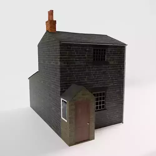British Row Home 02 3D model
