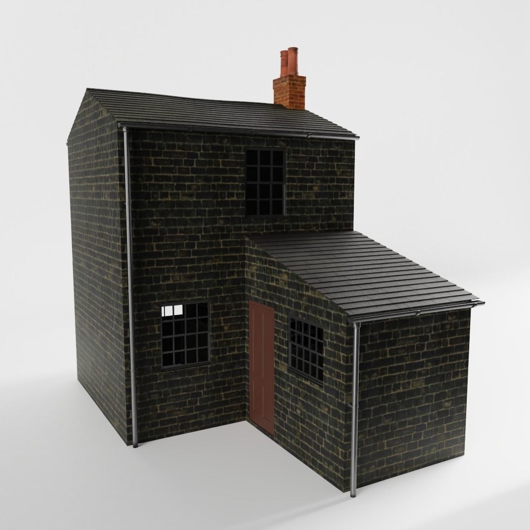 British Row Home 02 3D model_3