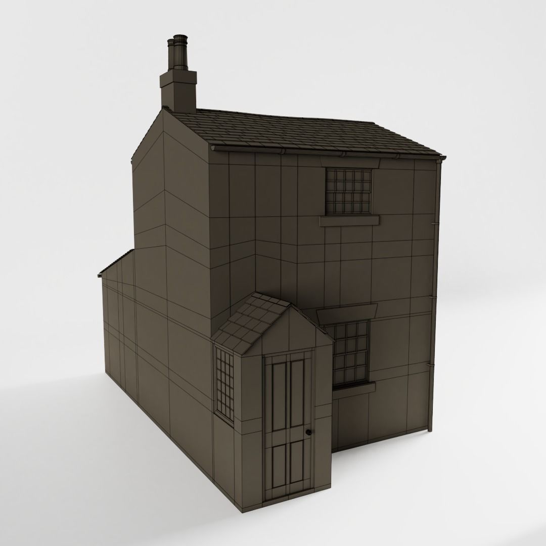 British Row Home 02 3D model_4