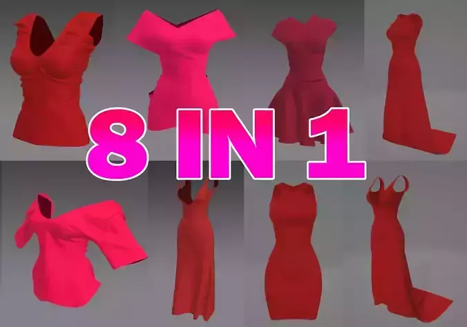 Woman Clothing 8 in 1