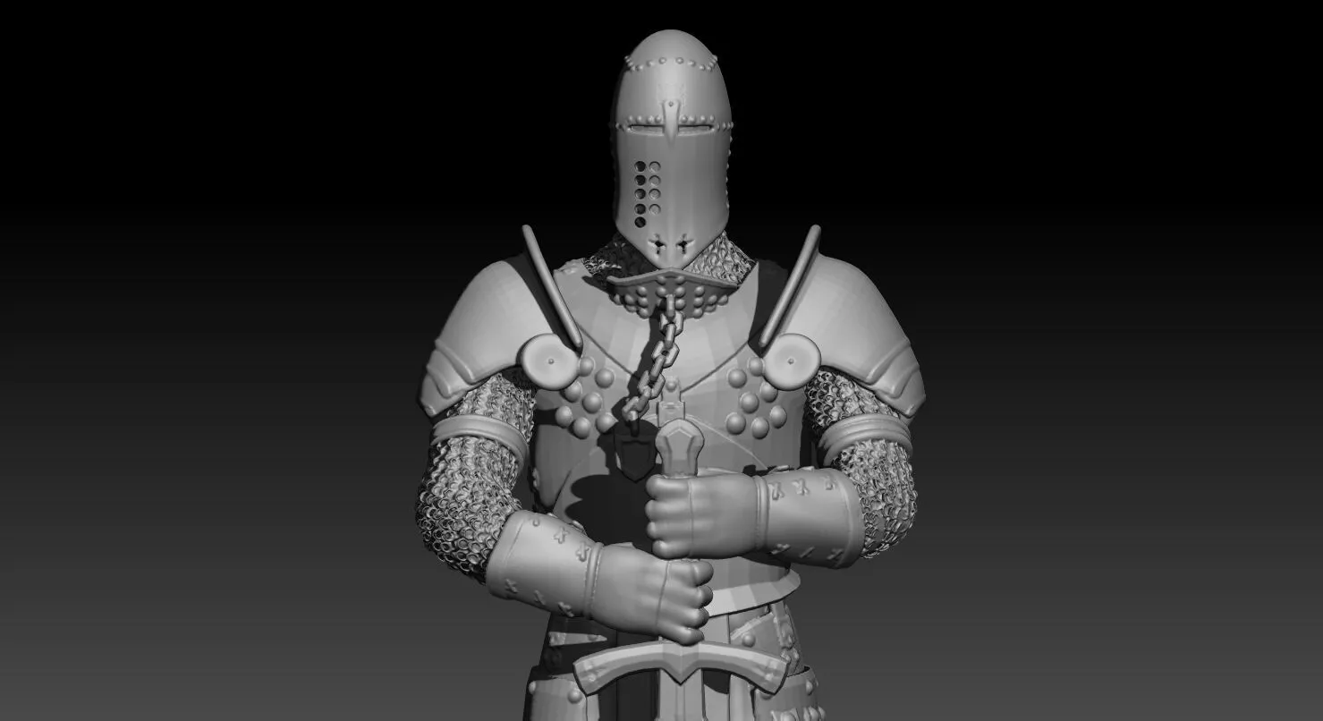 Medieval Crusaders and Saracens Bundle STL 32mm 75mm 3D print model