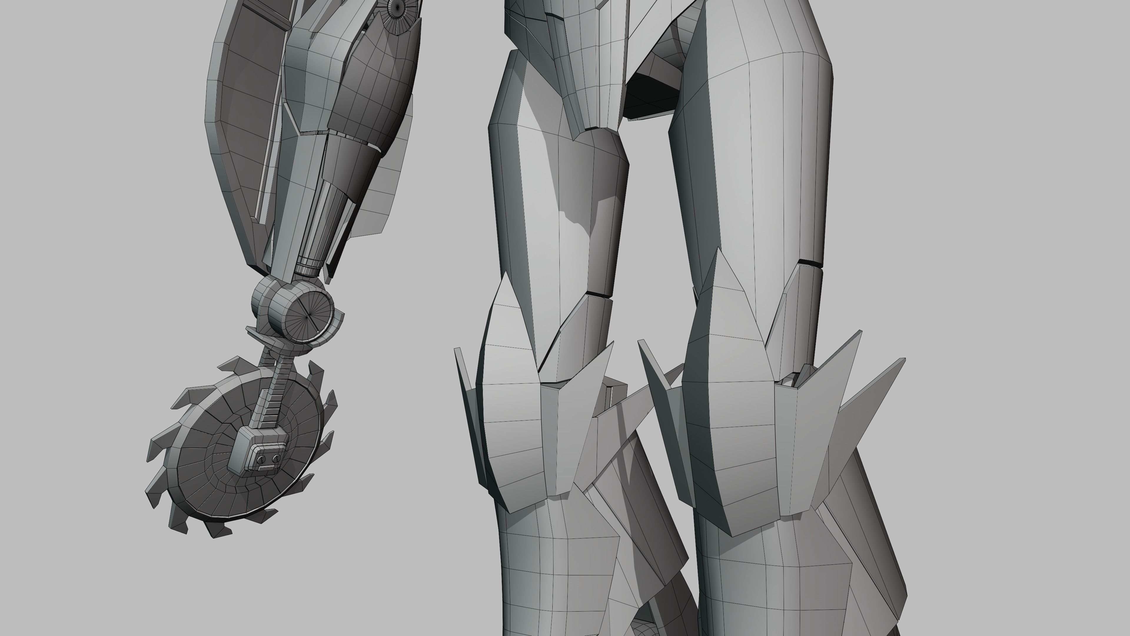  Knockout Transformers Prime Character Rig Low-poly 3D model_19