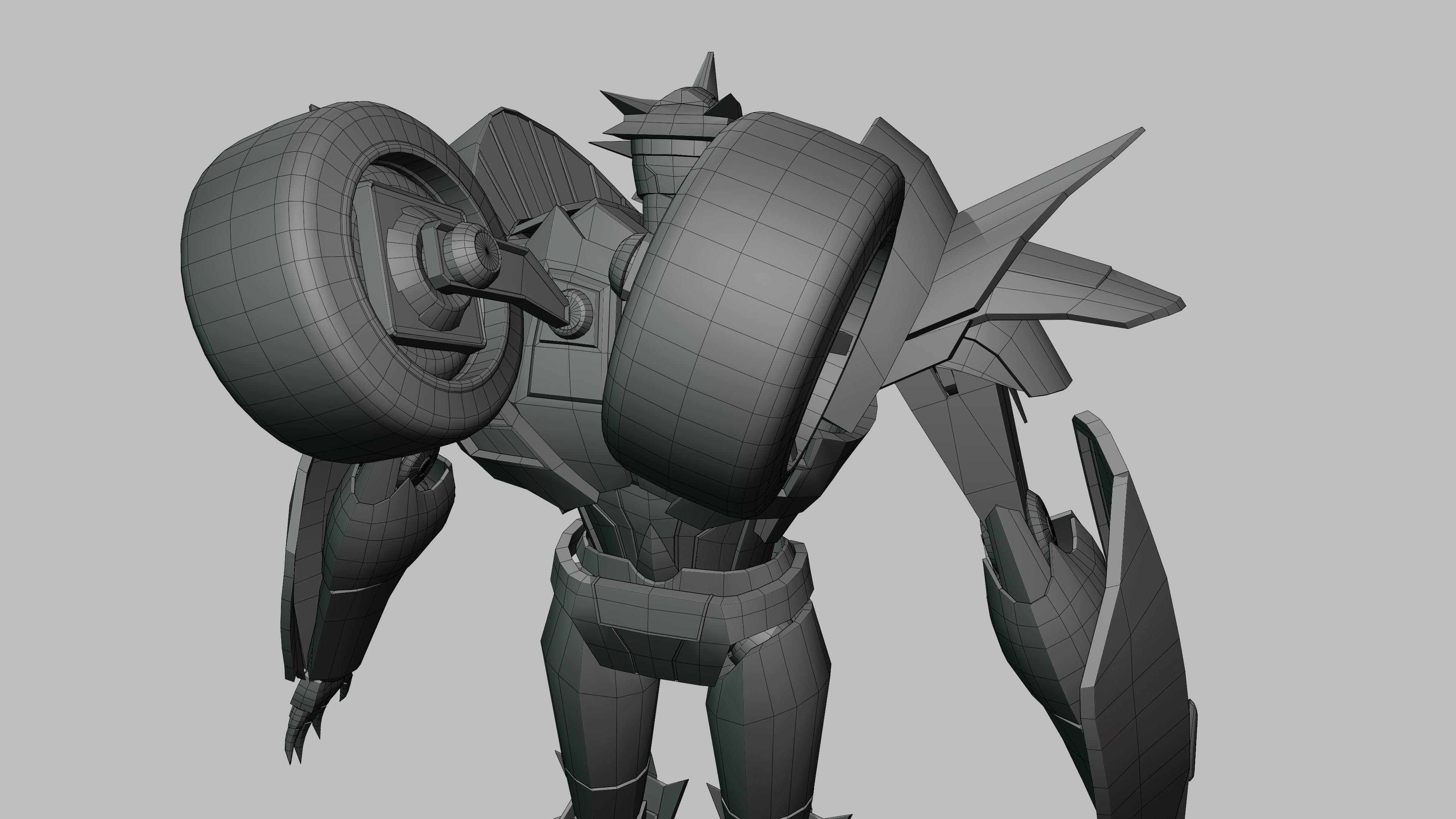  Knockout Transformers Prime Character Rig Low-poly 3D model_17