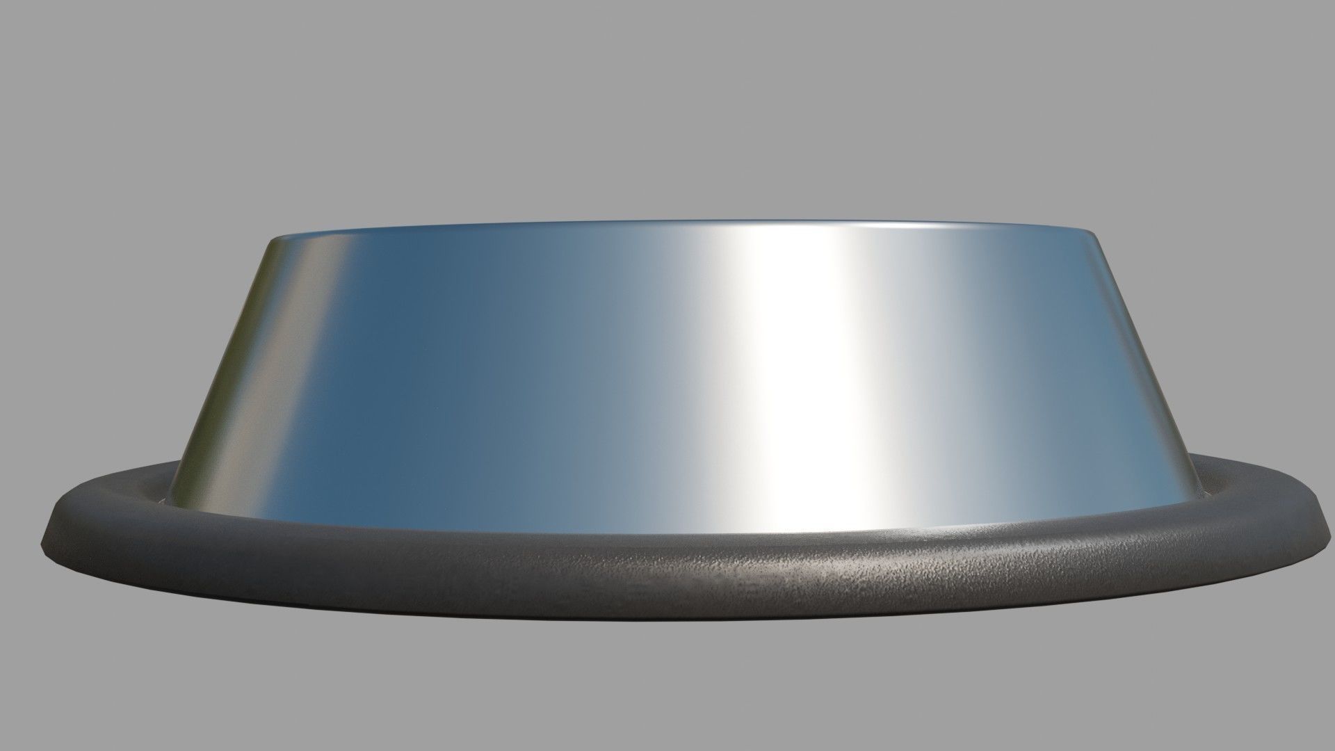 Pet Bowl Low-poly 3D model_2