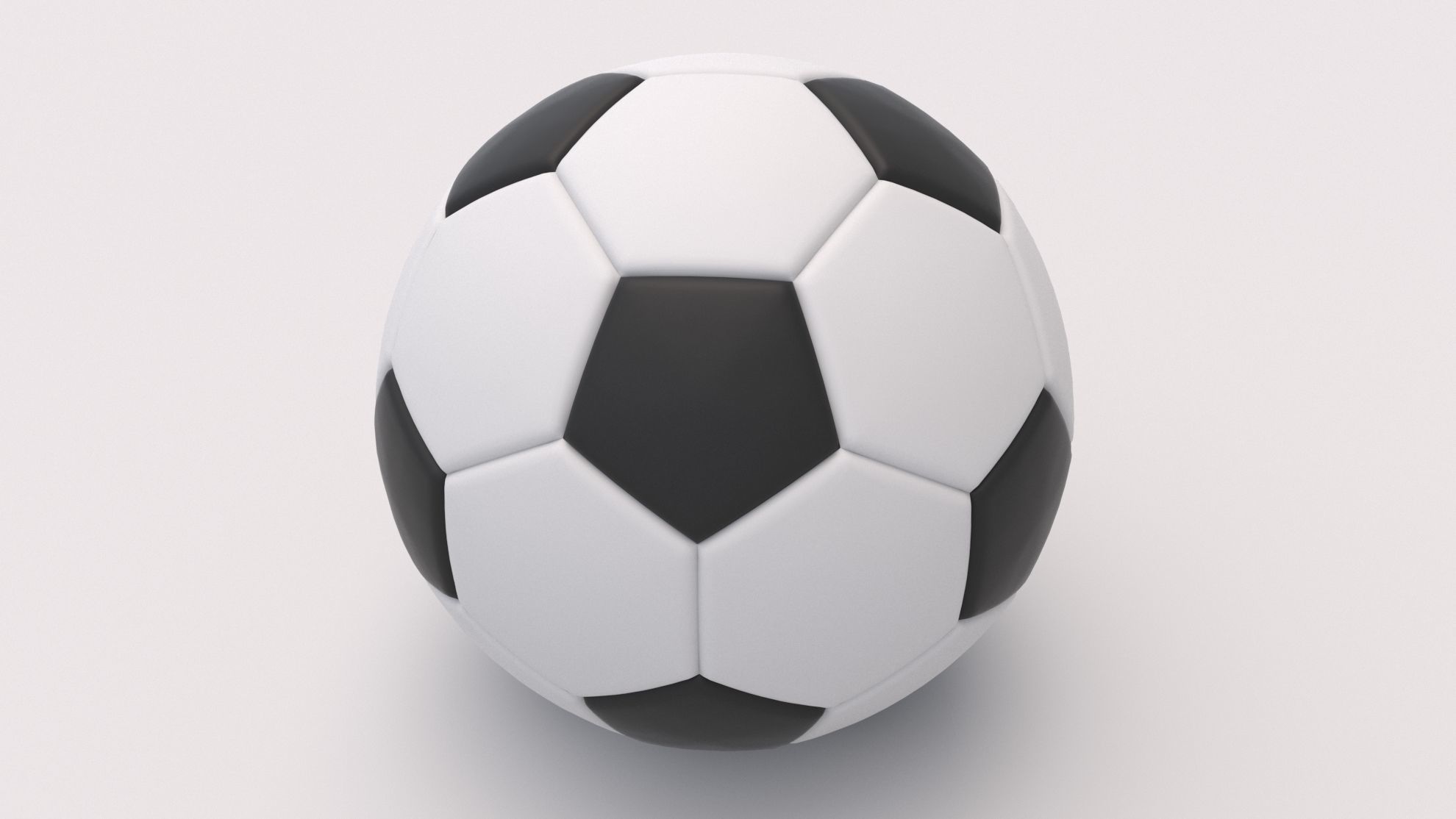 Soccer Ball 3D model_1