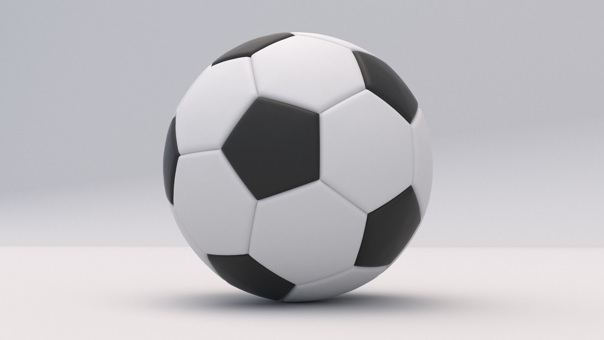 Soccer Ball 3D model_3