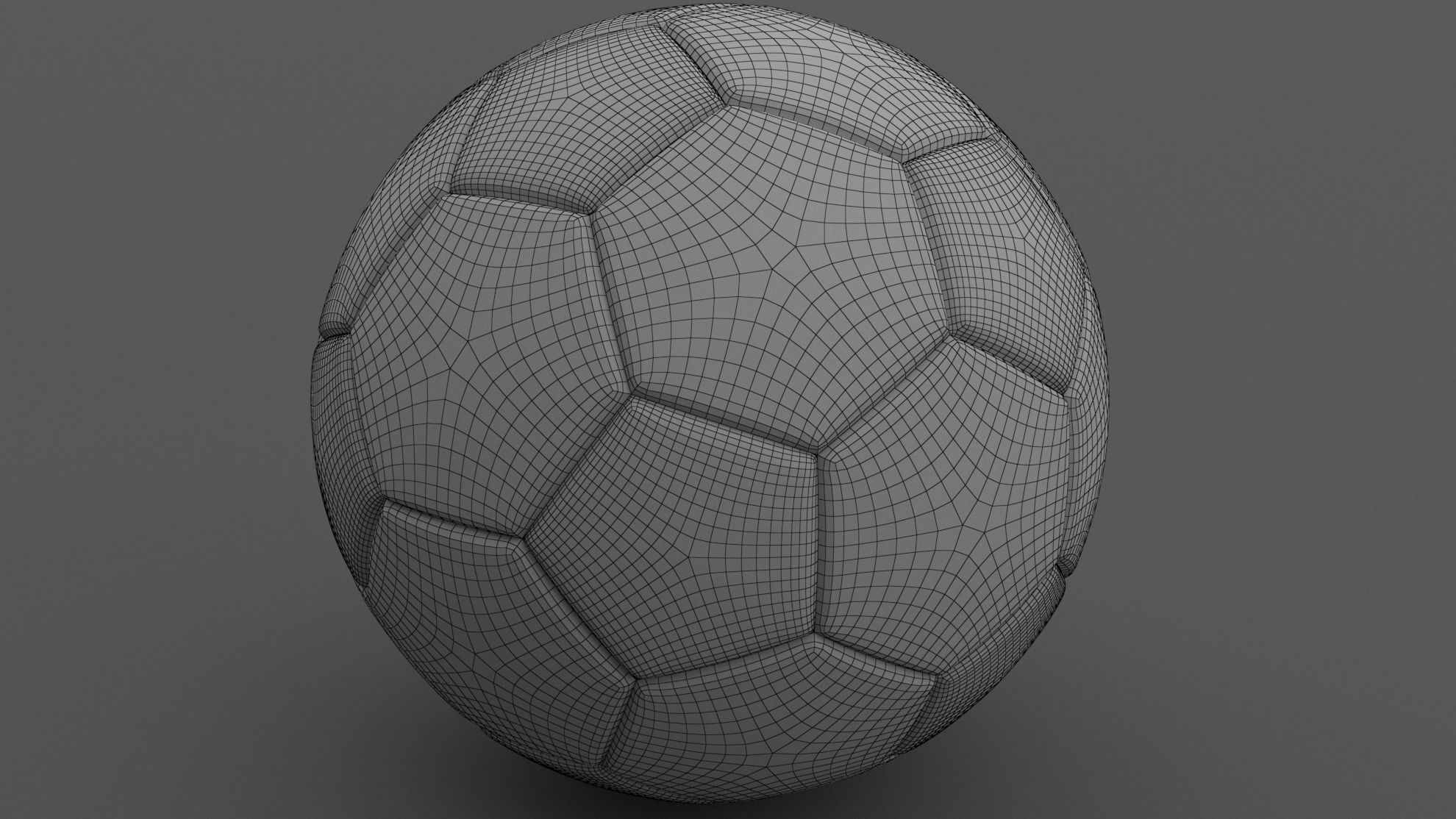 Soccer Ball 3D model_6