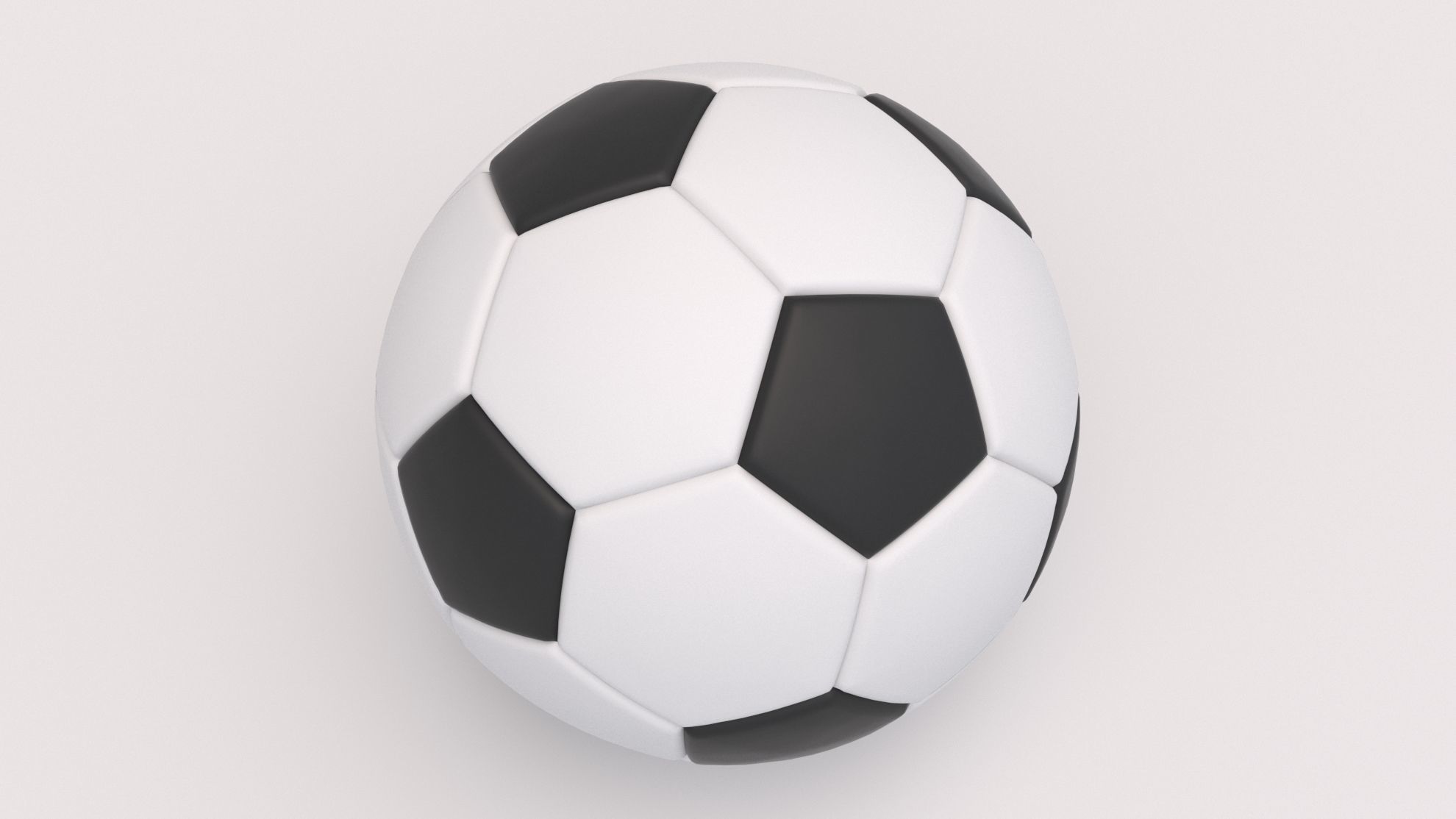 Soccer Ball 3D model_2