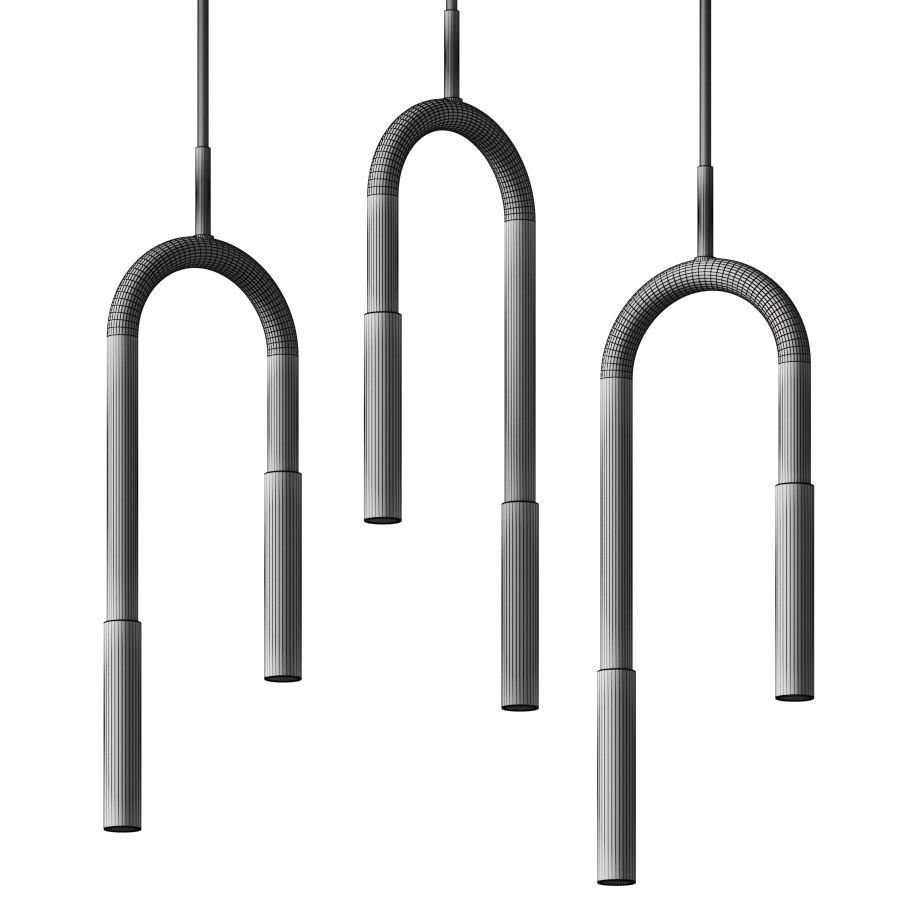 Kelly Wearstler - ROUSSEAU ASYMMETRIC PENDANT 3D model_1