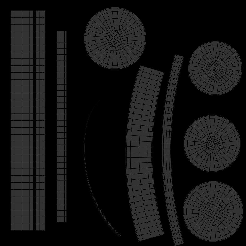 Cookie Tin Low-poly 3D model_6