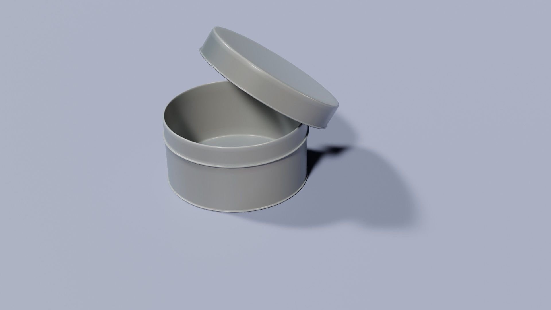 Cookie Tin Low-poly 3D model_2
