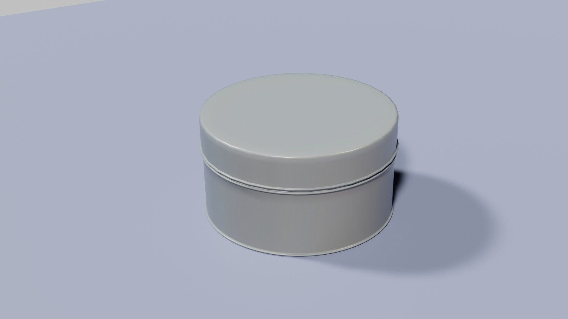 Cookie Tin Low-poly 3D model_1