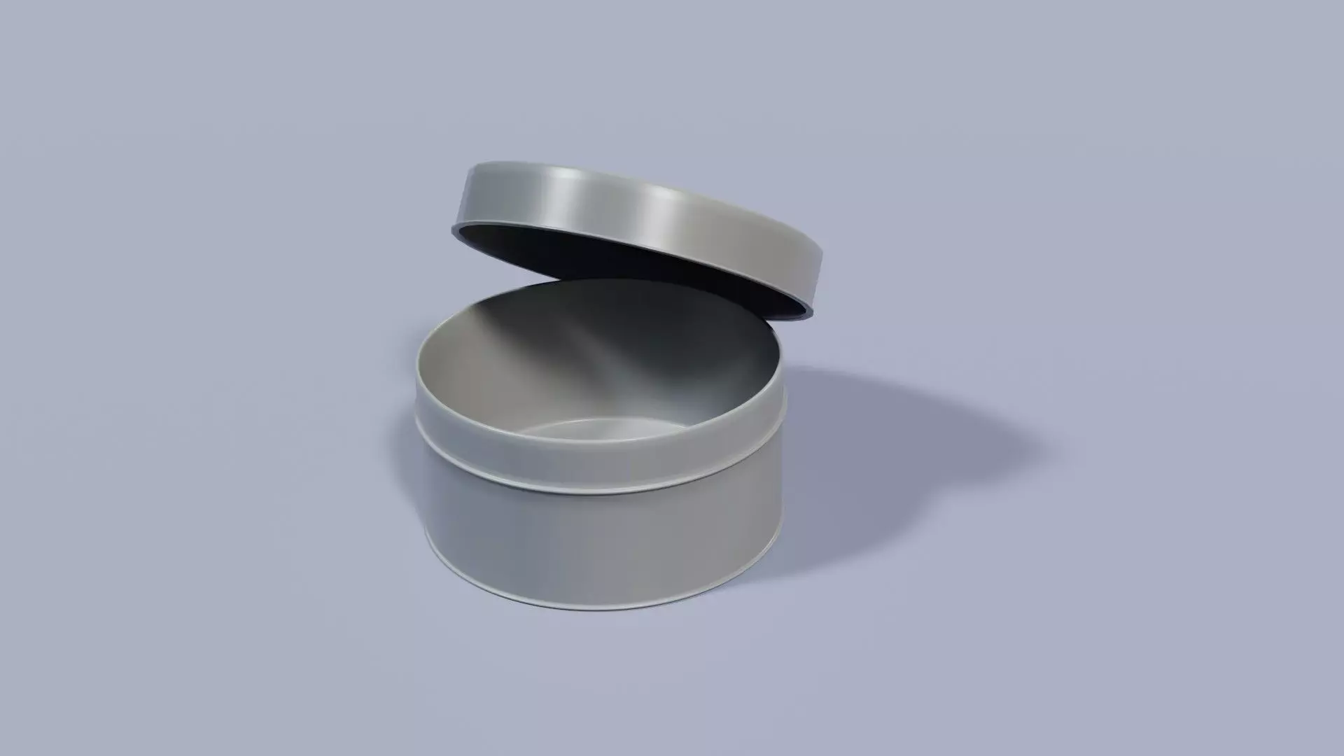 Cookie Tin Low-poly 3D model_0