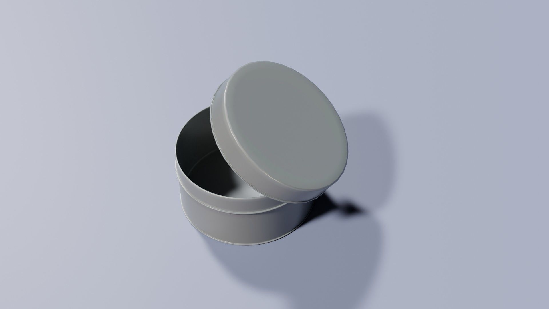 Cookie Tin Low-poly 3D model_3