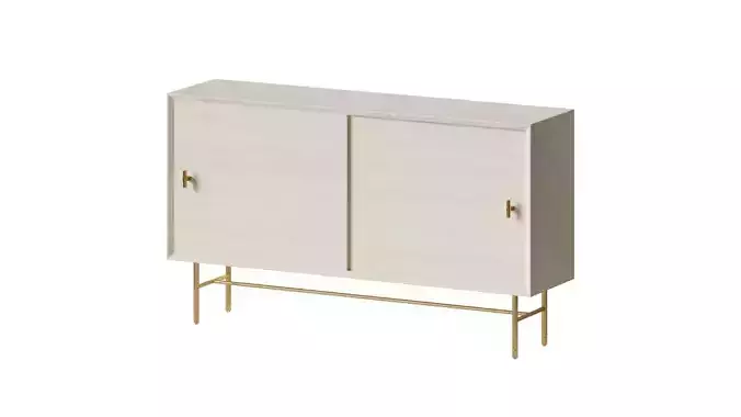 Modernist Wood Lacquer Console - West Elm