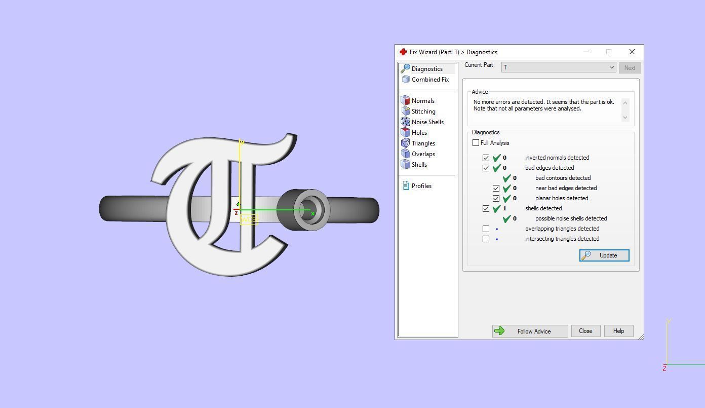 - Old English font ring T 3D print model_13