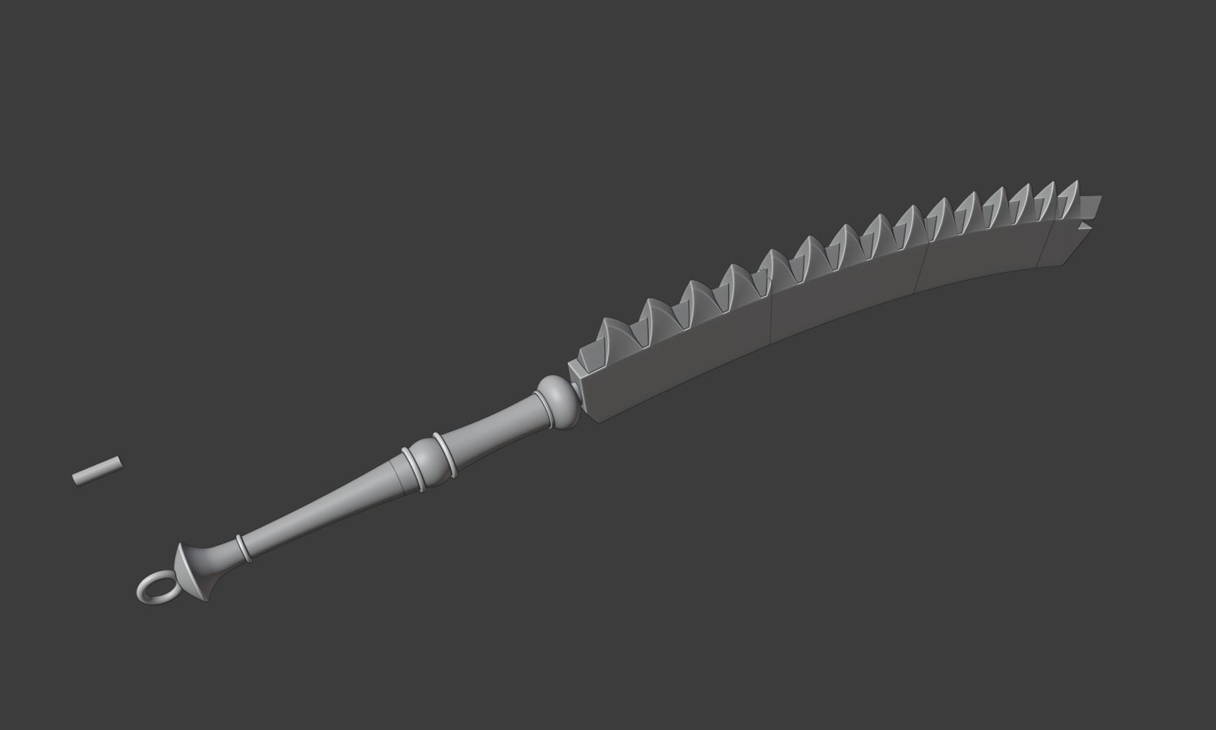 Kaine sword - STL - Nier Replicant 3D print model_3