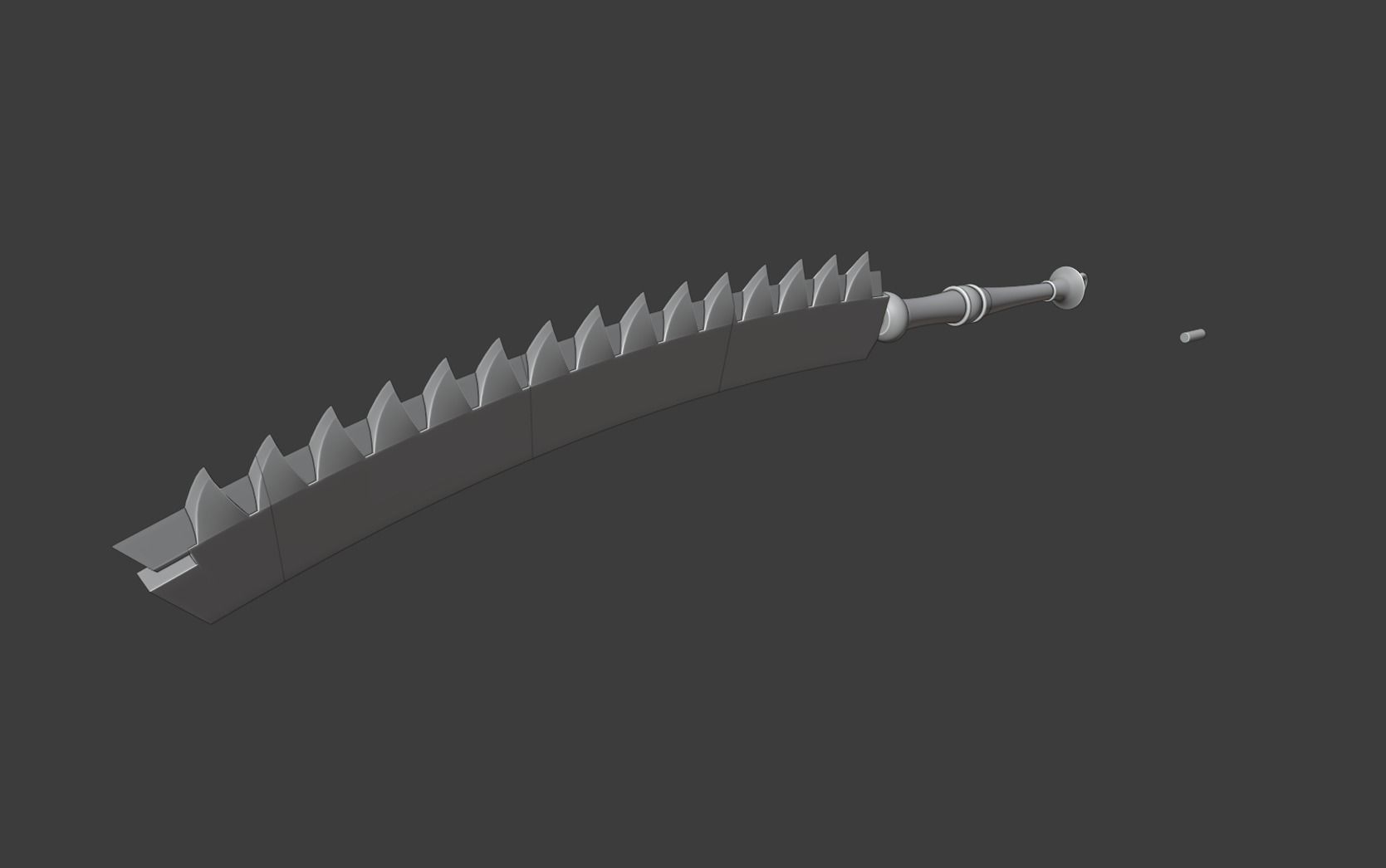 Kaine sword - STL - Nier Replicant 3D print model_7