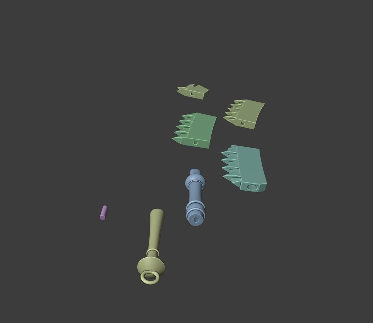 Kaine sword - STL - Nier Replicant 3D print model_1