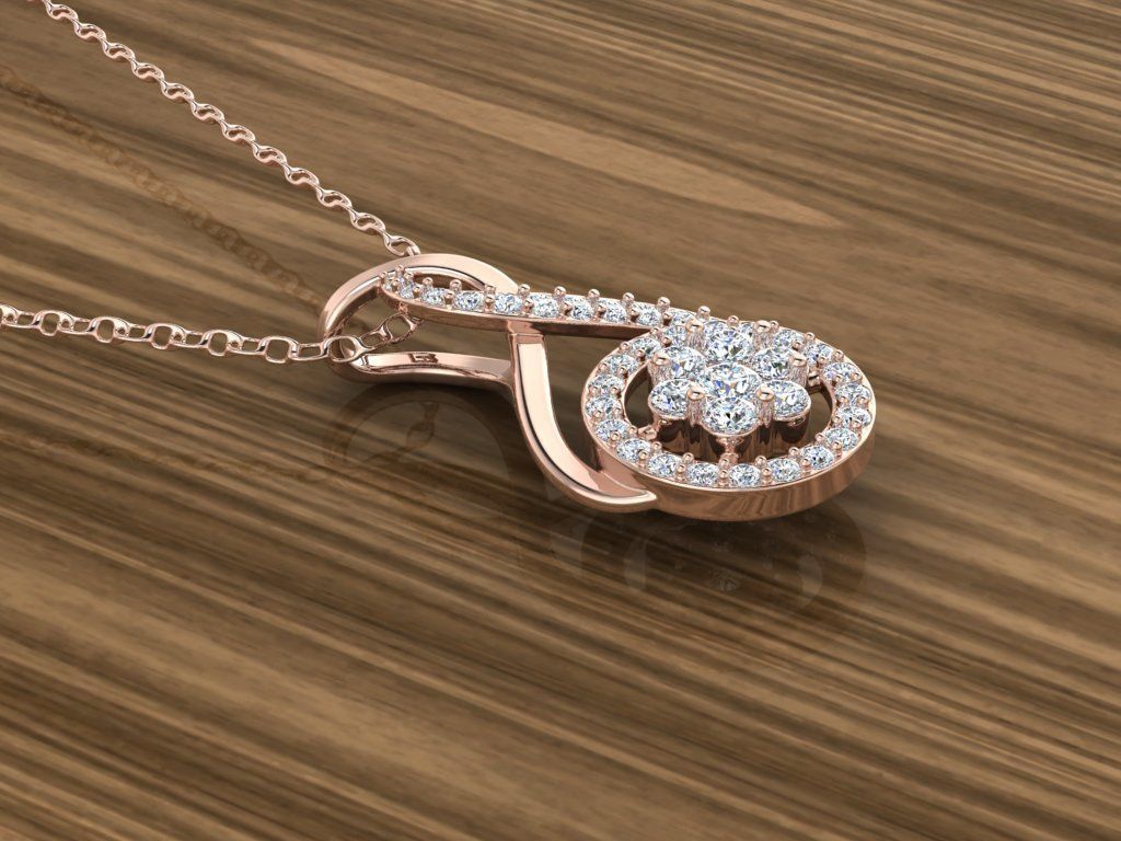 Jewelry Pendant 3D print model_4